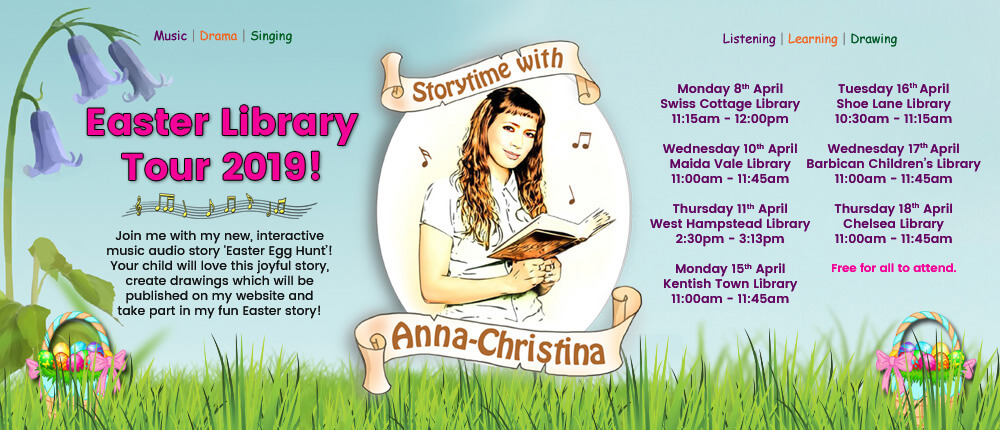 Storytime with Anna-Christina - Easter Library Tour 2019 banner image