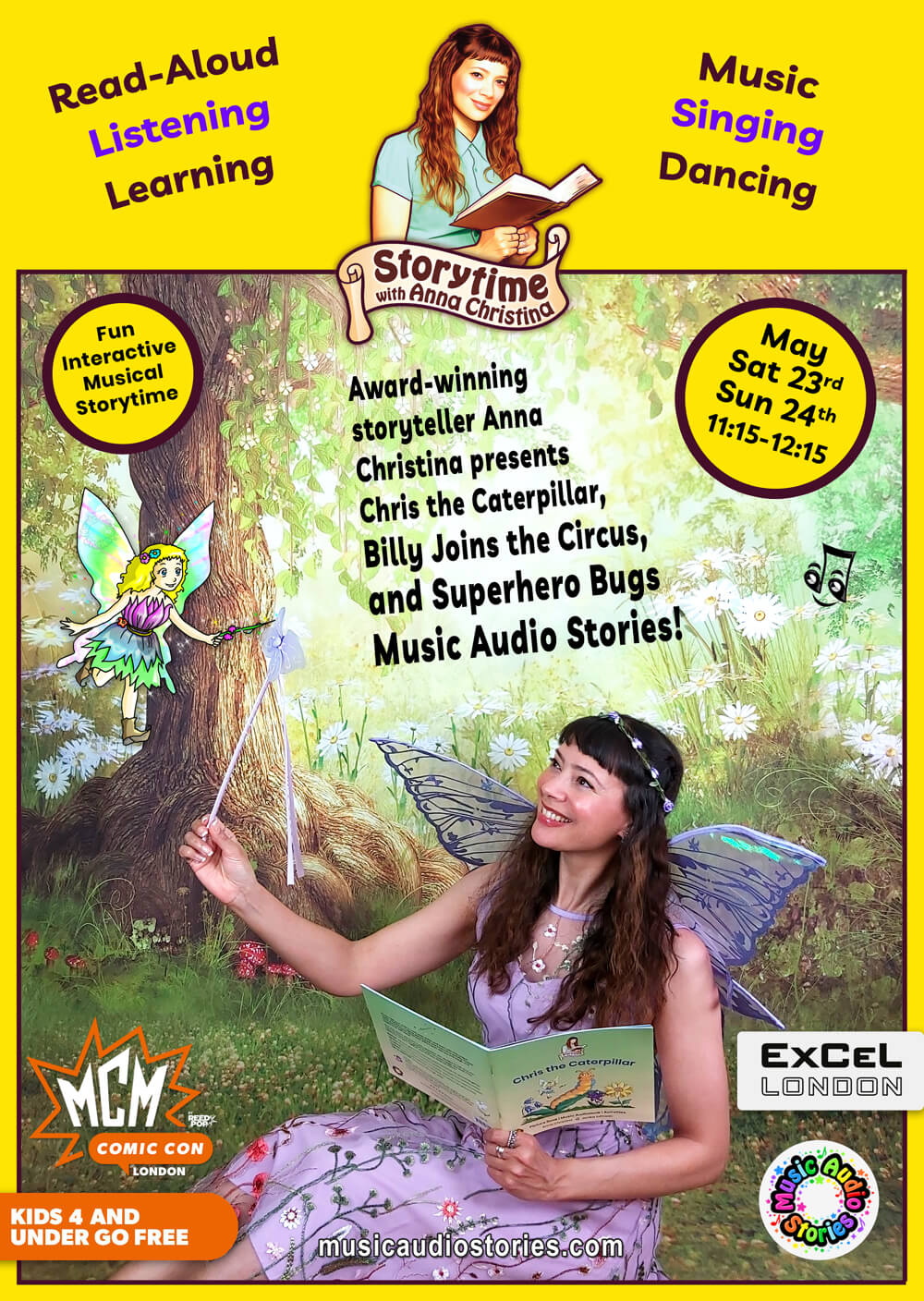 Storytime with Anna Christina at MCM Comic Con London 2026 at ExCel London