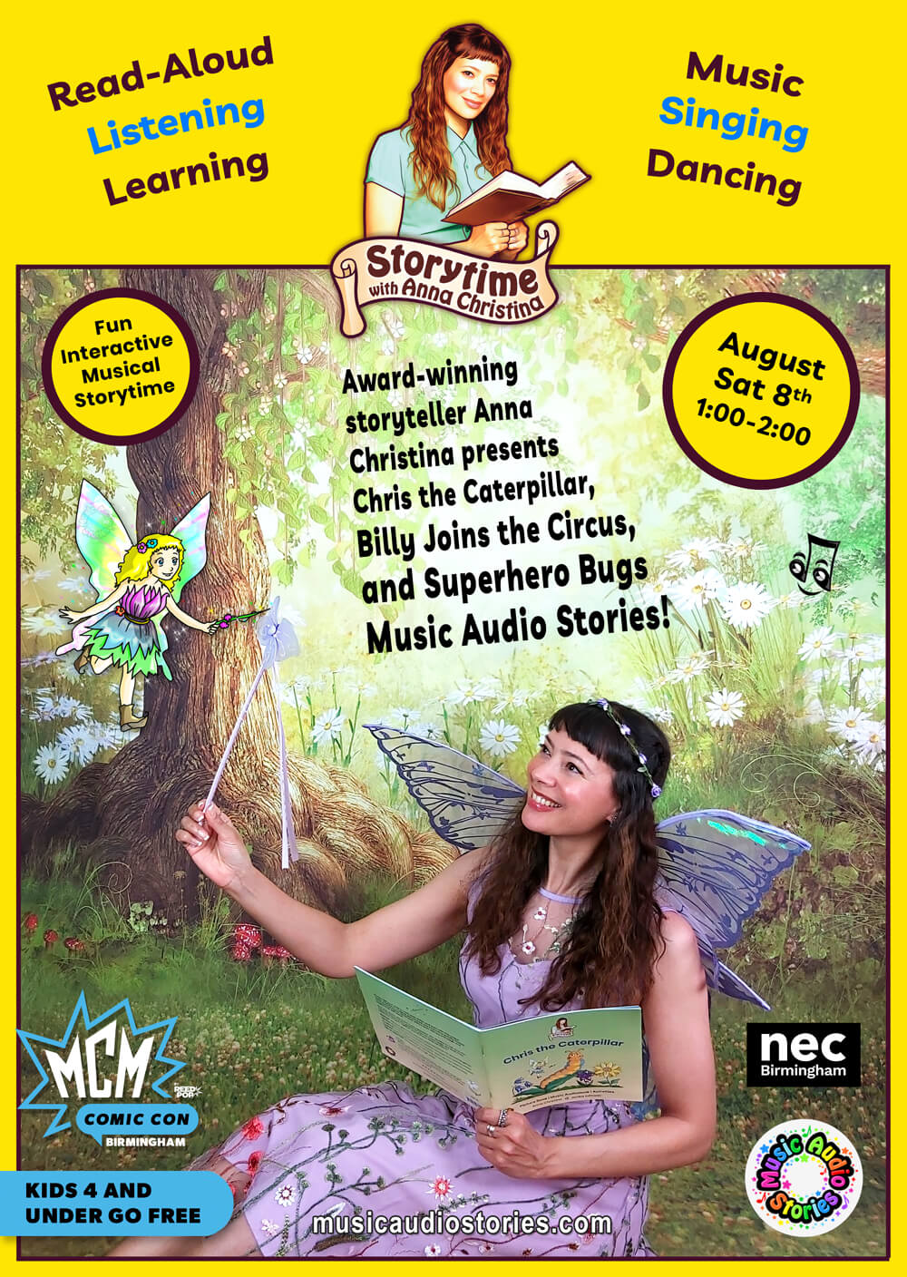 Storytime with Anna Christina at MCM Birmingham 2026 at The NEC