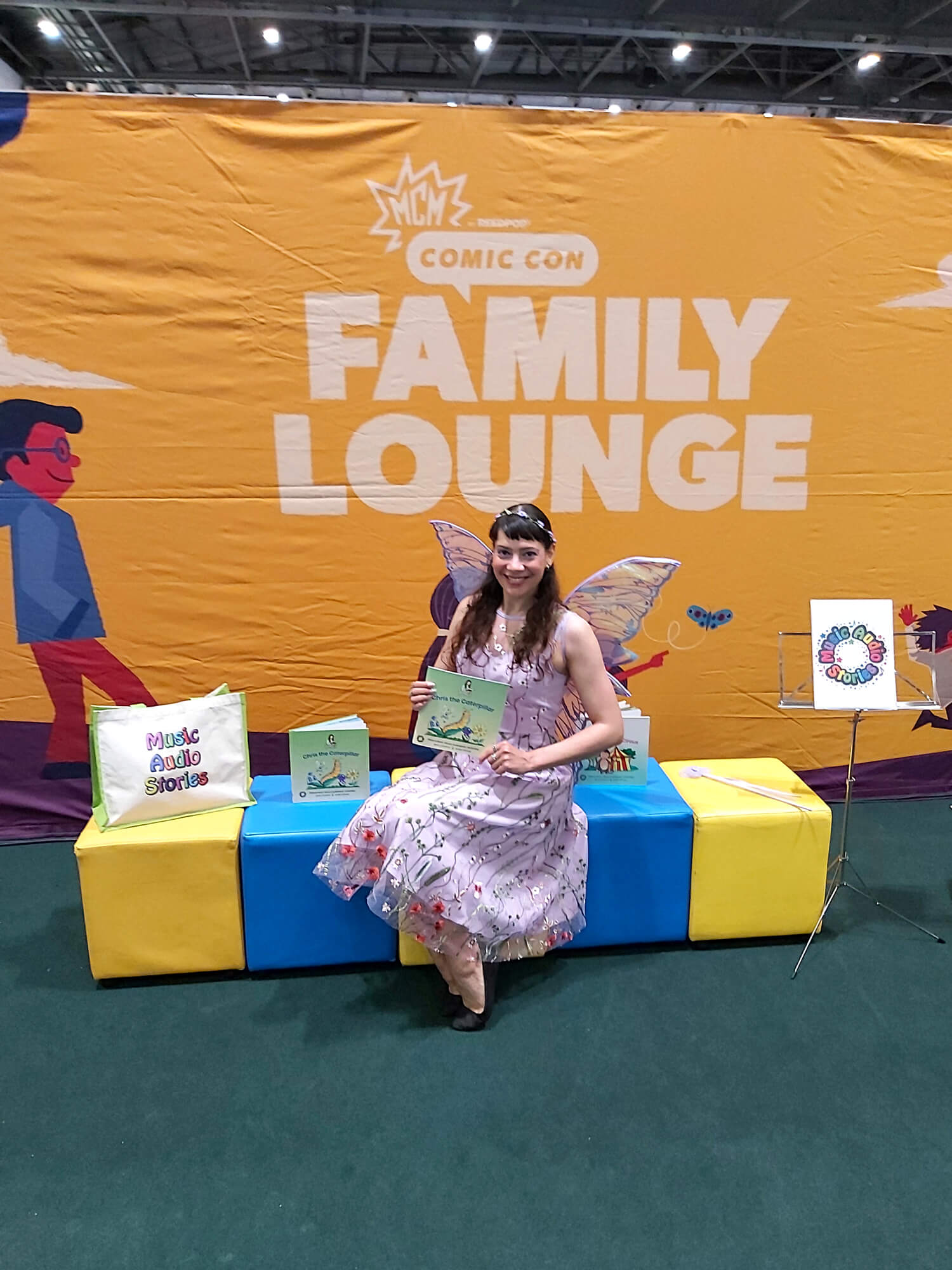 Children's author, Anna Christina, from Music Audio Stories at ExCel London image