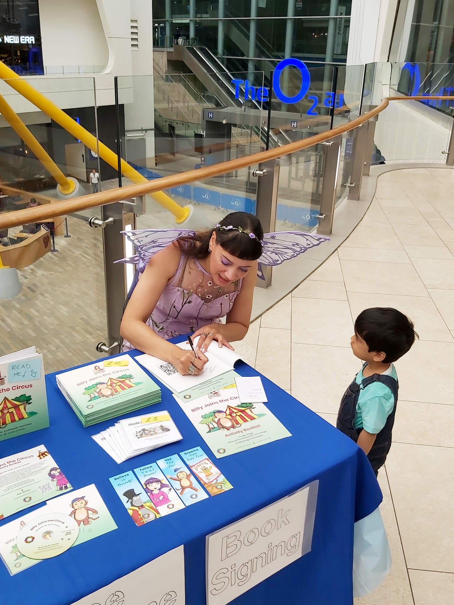 Children's author, Anna Christina, from Music Audio Stories Book Signing at The O2 in 2026 image