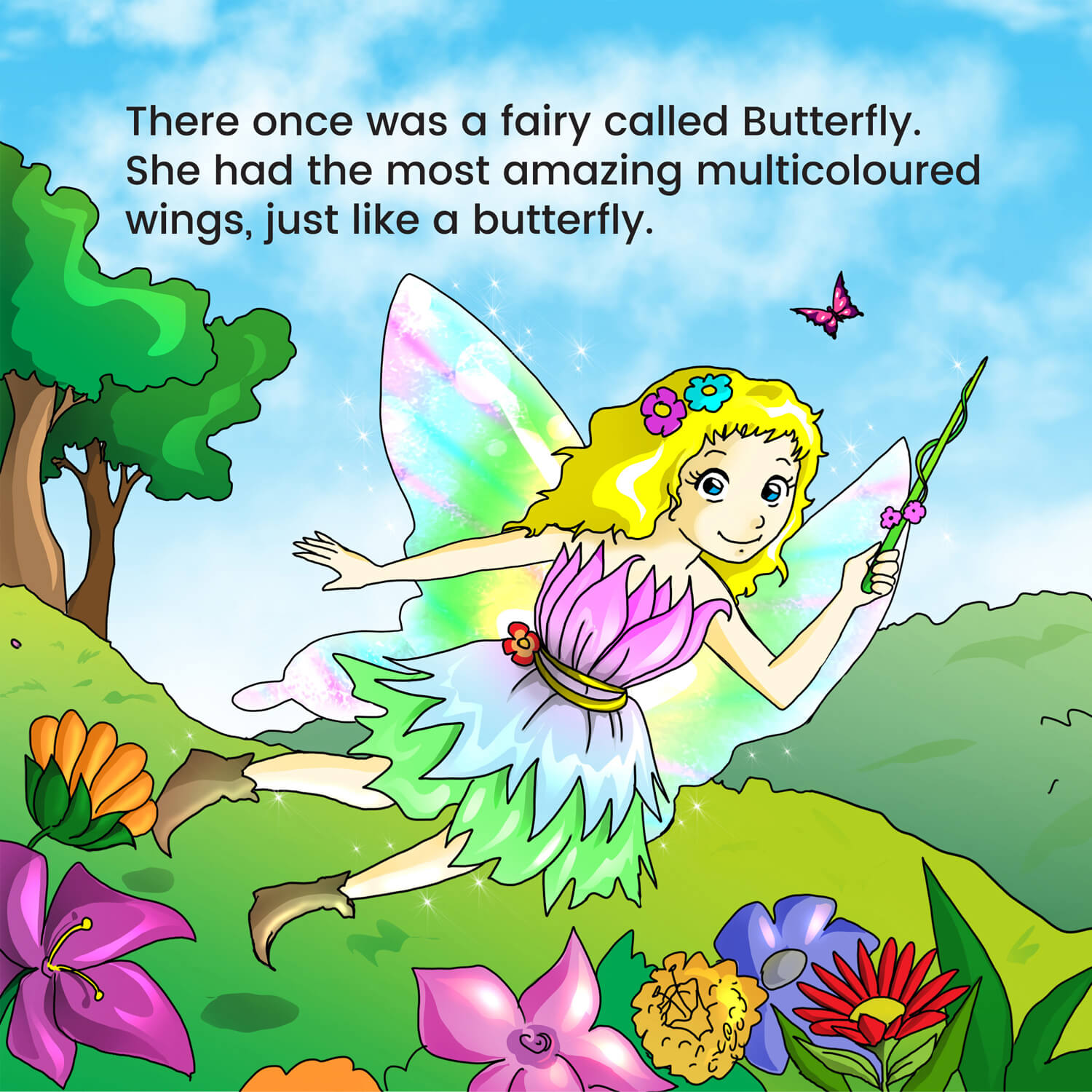 Music Audio Stories Butterfly character