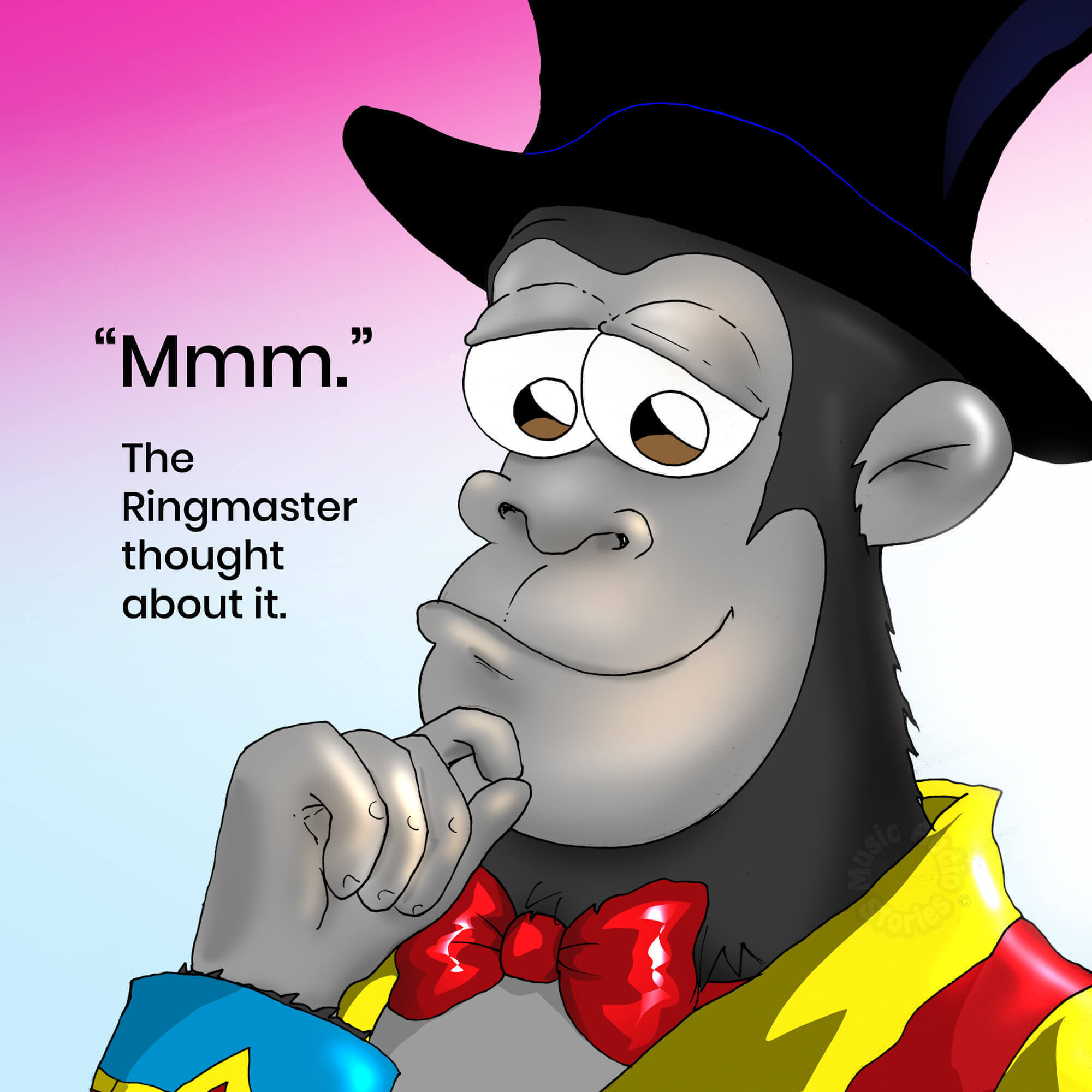 Music Audio Stories ringmaster character